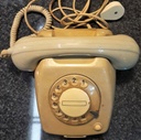 Telefoon met draaischijf