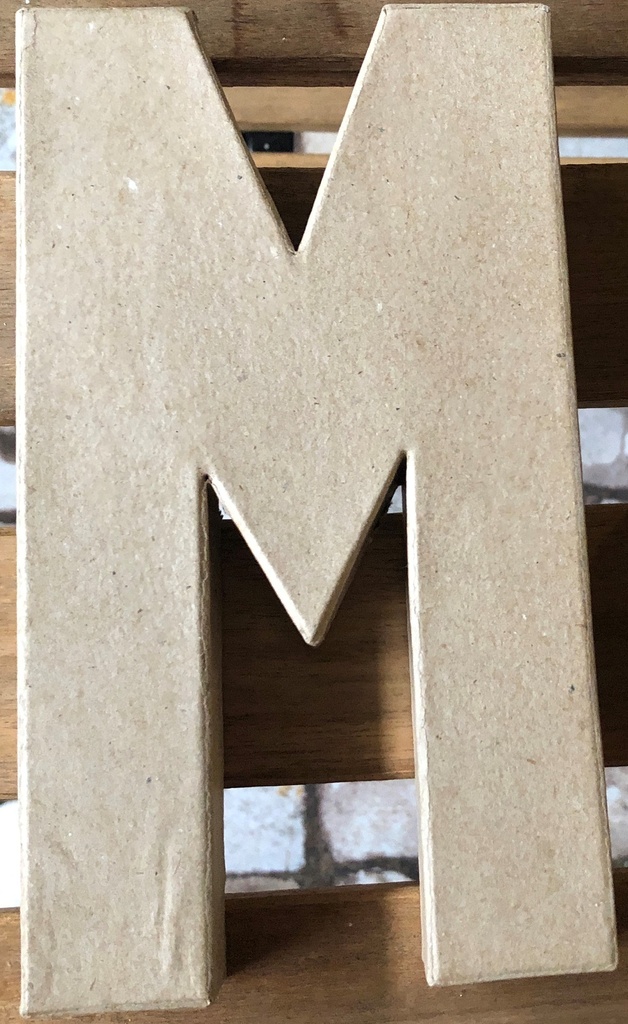 cardboard letters