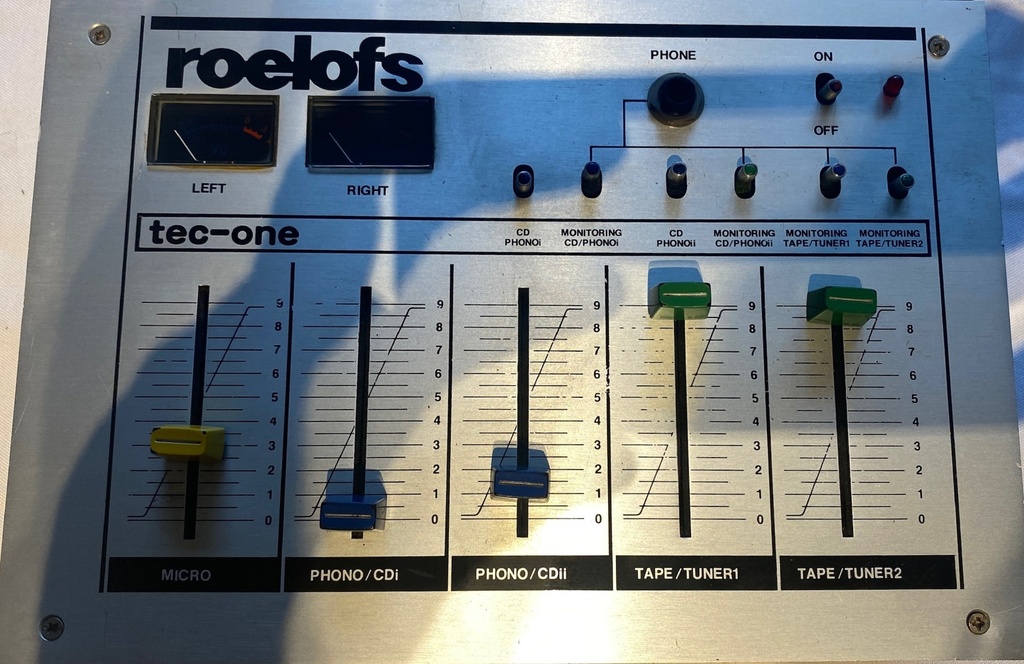 Roelofs Mengpaneel 5 kanaal stereo