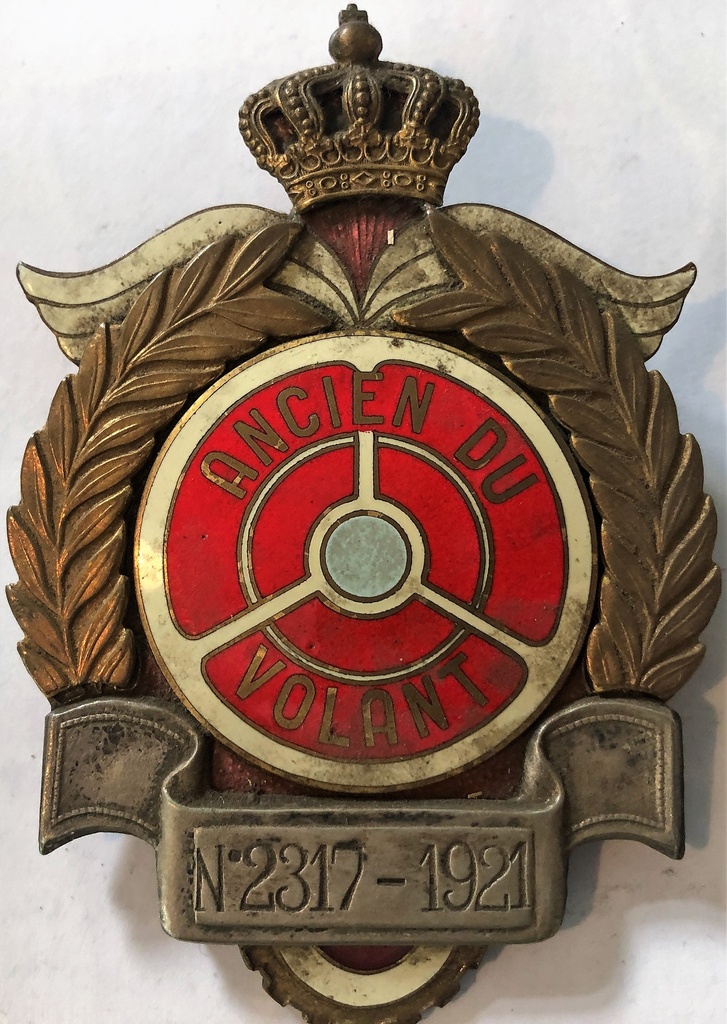 Badge Ancien Du Volant N°2317-1921