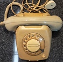 Telefoon met draaischijf