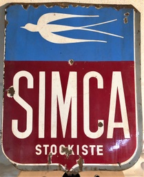 [7-00012] Simca stockiste  beidseitig